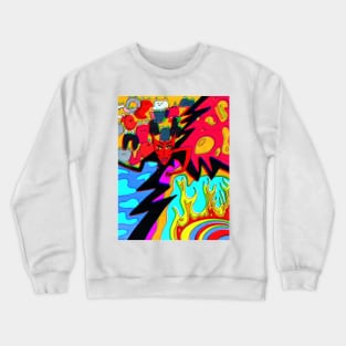 Trippy breakout Crewneck Sweatshirt